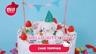 Make decorations for Cinnamoroll's cake! | Hello Kitty DIY