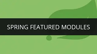 Spring Featured Modules | Spring Framework Tutorial | Edureka