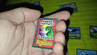 STICKERS DE EVERCRISP DE DINOSAURIO (1997)