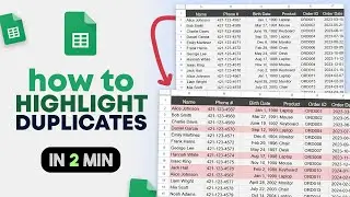 How to Highlight Duplicates in Google Sheets - Simple Guide