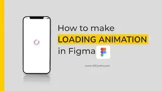 Loading spinner animation in Figma