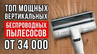 Самые мощные вертикальные беспроводные пылесосы от 34 000 рублей. Какой беспроводной пылесос купить?