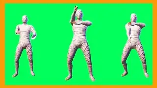 Green Screen Pubg Dance Emote - Emote With Mummy Set - No Copyright overly