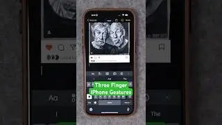 iPhone Three Finger Copy/Paste #apple