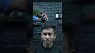 Old School Tapping & Scratching Head Massage By Uncle Barber With Neck Cracking ASMR #shorts