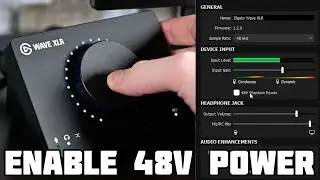 Enable/Disable 48v Phantom Power on Elgato Wave XLR!