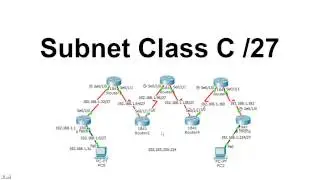 Subnet Class C 27 bits