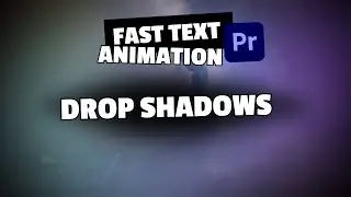 How to Add Drop Shadows to Text in Premiere Pro 2024