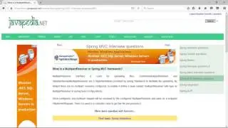 What is a MultipartResolver in Spring MVC framework?
| javapedia.net