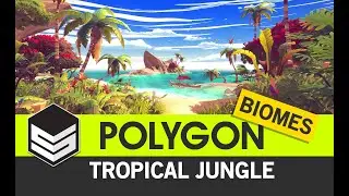 POLYGON Tropical Jungle - Nature Biome - Low Poly 3D Art by 