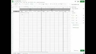 How to create a drop down and colour swap on google sheets tutorial