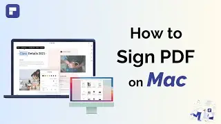 How to Sign PDF Files on Mac | Wondershare PDFelement 8