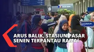 Hari Ke-5 Lebaran, Sebanyak 15.500 Penumpang Padati Stasiun Pasar Senen Jakarta