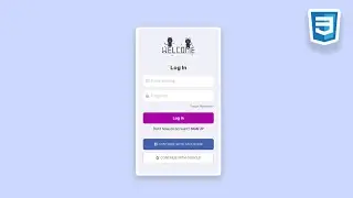 Create a Stunning CSS Login Form - Step-by-Step Beginner-Friendly Tutorial