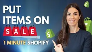 How To Put Items On Sale On Shopify | 🚀 1 Minute Shopify Tutorial ✨