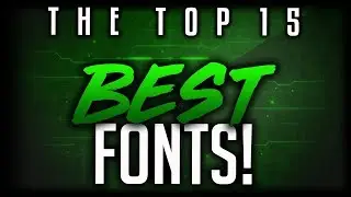 Best FREE Fonts To Use For YouTube 2019! (For Banners/Headers/Logos/Thumbnails)