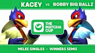 🍵Matcha Cup: Kacey (Falco) vs Bobby Big Ballz (Falco) | SSBM Melee Winners Semis