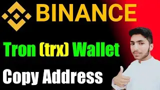 how to copy Tron (trx) wallet address in binance || how to find trx wallet address || tron address