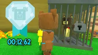 How To Save DR CHRISSOPHER Under 15 Seconds - SUPER BEAR ADVENTURE DIAMOND MEDALS Part 1