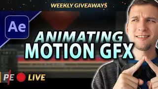 Animating Motion Graphics + Free Giveaway - ParEdits LIVE Training (S3:E7)