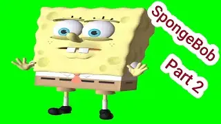 Blender Tutorial : Green Screen SpongeBob full animations green screen part 2