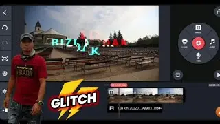 🔴 Bizdak ' Cinematic Glitch Text Effect [ Kinemaster Pro | Tutorial ]