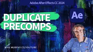 How To Duplicate PreComps In After Effects