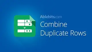 Combine Duplicate Rows add-on for Google Sheets