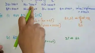 Physical address calculation | Example-3 | Microprocessor | Lec-16 | Bhanu Priya