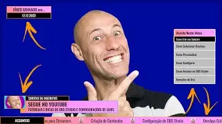 🛑 GRÁTIS 🛑 OVERLAYS PROFISSIONAIS, LOWER THIRDS, PLACAR com PAINEL DE CONTROLE #overlays #gratis
