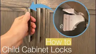 How to Install Magnetic Cabinet Locks | Baby Proofing Magnetic Cabinet Locks