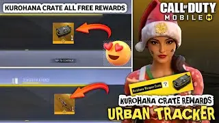 *Free* Kurohana Crate All Free Rewards | New Urban Tracker Character Skin |Codm Season 11 Leaks 2023