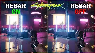 Cyberpunk 2077 Resizable Bar ON VS OFF | RTX 3060 Ti