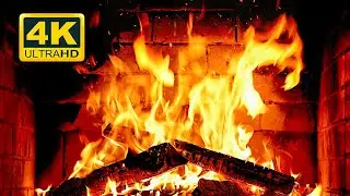 🔥 FIREPLACE Background 4K Ultra HD