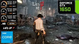 GTX 1650 - Lies of P - 1080p Ultra & Best Settings - FSR2 ON/OFF