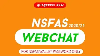 SharCourse | How to Reset NSFAS Wallet Password 2021 with NSFAS WebChat