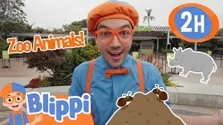 Blippi’s Zany Zoo Day! | Animals for Kids | Funny Cartoons | Learn about Animals