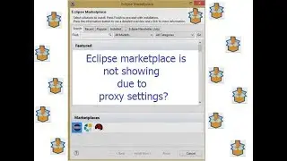 Eclipse marketplace does not open? | Fixed in 2 mins