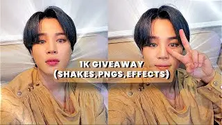 1k giveaway (shakes,effects,pngs) | after effects
