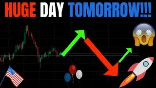 🔥 HUGE DAY TOMORROW! TSLA, SPY, NVDA, QQQ, ES, NQ, BTC, COIN, META, AMZN, COIN, & MSFT EARNINGS!  🚀