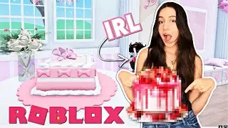 BAKING A ROBLOX CAKE IRL CHALLENGE! (went horrible..)
