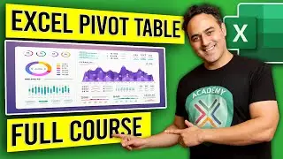 Master Excel Pivot Tables, Excel Slicers and Interactive Excel Dashboards -  FULL COURSE!