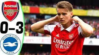 Arsenal vs Brighton 0:3 Highlights Premier League 2022/2023