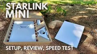 First time Starlink Mini setup and speed test