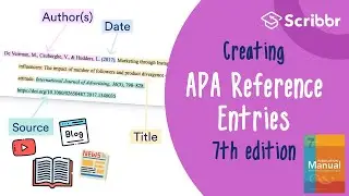 APA 7th Edition: Creating APA Reference Entries | Scribbr 🎓