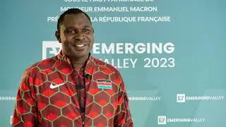 Interview David Rudisha, Champion Olympique recordman du 800m, Membre du Comité Olympique du Kenya