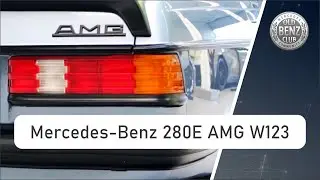 W123 Mercedes-Benz 280E AMG rare vintage car, 1977