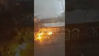 Пожар в автобусе Самара