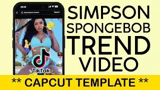 How to Create SImpson Spongebob Trend Video On Tiktok (2023)