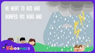 Its Raining Its Pouring Lyric Video - The Kiboomers Preschool Songs & Nursery Rhymes